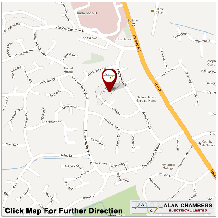 Alan Chambers Electrical Ltd Map